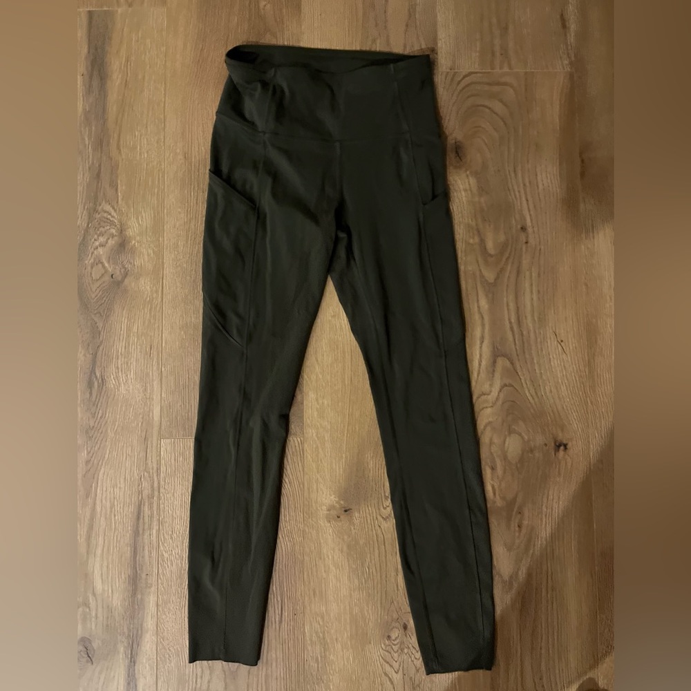 Lululemon Align High Rise Legging Size 4 25 inch. Dark olive